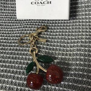 Coach Cherry Resin Bag Charm